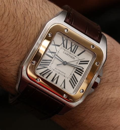 cartier santos 100 women's watch